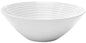 Bol en opale, grand modèle, 16 cm, blanc à relief cannelé