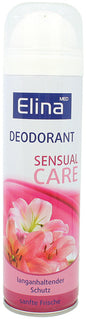 Déodorant spray Elina 150 ml pour femme Sensual Care