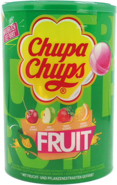 Chupa Chups Fruits, boîte de 100 pièces, 1200 g