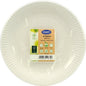 Assiettes de fête, 20 pièces, rondes de 23 cm, blanches, sous film rétractable