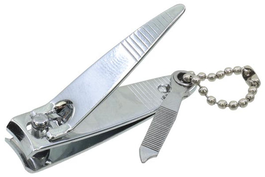 Coupe-ongles 5,5 cm, chromé, avec lime 3 cm incluse