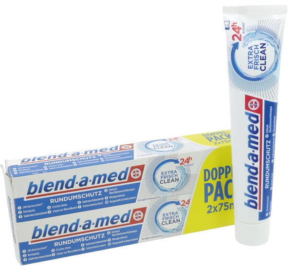 Dentifrice Blend-a-med 2 x 75 ml Extra Frais
