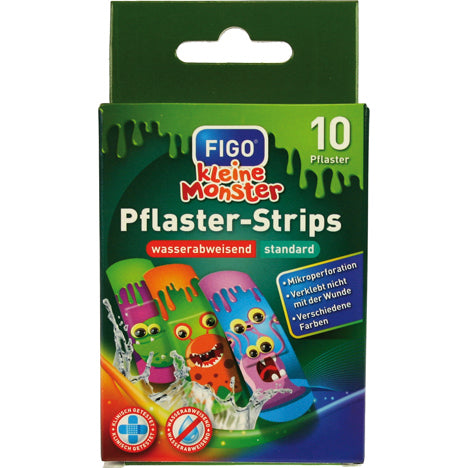 Pansements pour enfants, sparadraps, paquet de 10, Little Monsters