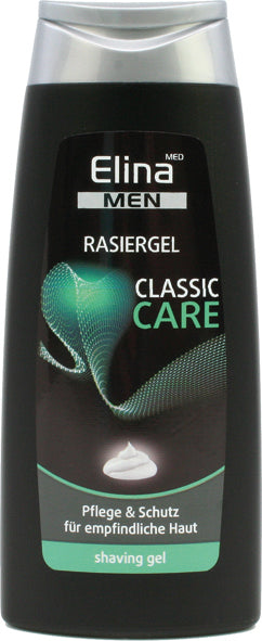 Gel à raser Elina 200 ml en flacon (sans aérosol)