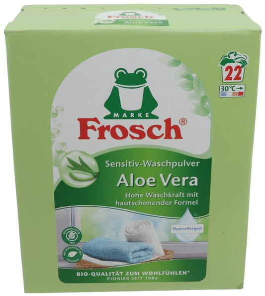 Frosch Lessive en poudre 22 WL Aloe Vera Sensitive