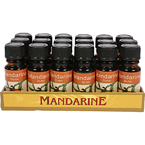 Huile parfumée à la mandarine 10 ml en flacon de verre