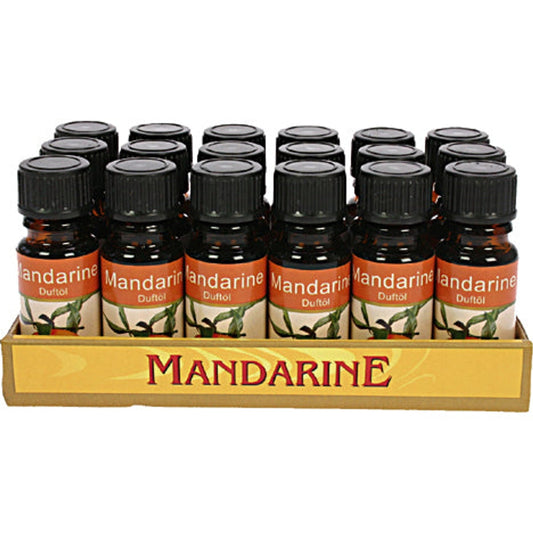 Huile parfumée à la mandarine 10 ml en flacon de verre