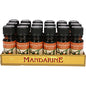 Huile parfumée à la mandarine 10 ml en flacon de verre