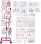 Assortiment de bijoux et accessoires pour cheveux d'enfants, « pastel », 660 pièces.