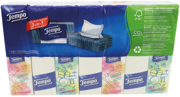 Mouchoirs Tempo 42x10 4 plis