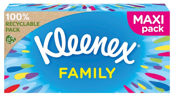 Mouchoirs en papier Kleenex, paquet maxi de 128 unités, 2 plis