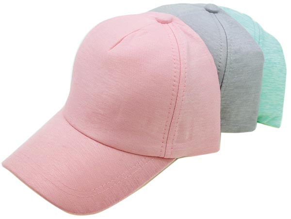 Casquette de baseball, 6 couleurs brillantes assorties, taille 56-58
