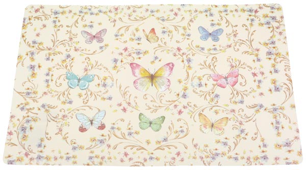 Set de table à motif papillon, 44 x 28,5 cm