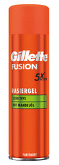 Gel à raser Gillette Fusion 200 ml pour peaux sensibles