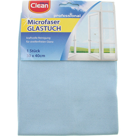 Chiffon à vitres en microfibre CLEAN 30x40cm, 280g/m²