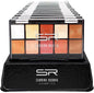 Fard à paupières Sabrina Cosmetic, 10 sachets, brun