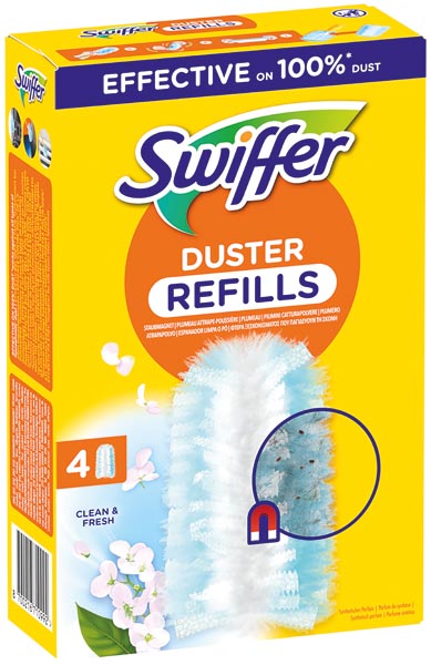 Recharge pour plumeau Swiffer (4 chiffons)