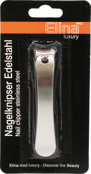 Coupe-ongles en acier inoxydable, 9 cm, sur carte