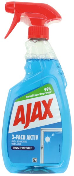 Nettoyant pour vitres Ajax 500 ml Triple Action avec pompe de pulvérisation