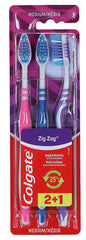 Brosse à dents COLGATE 3 Zig Zag Medium