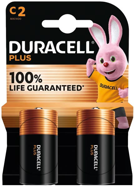 Pile Duracell Plus Alcaline Baby 2 MN1400