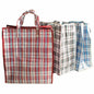 Sac cabas XL à carreaux 40x45x18cm