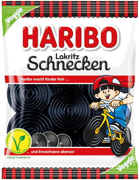 Escargots à la réglisse Haribo 175 g