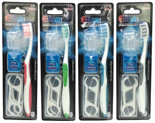 Ensemble de brosses à dents dentaires Elina, 11 pièces, sous blister