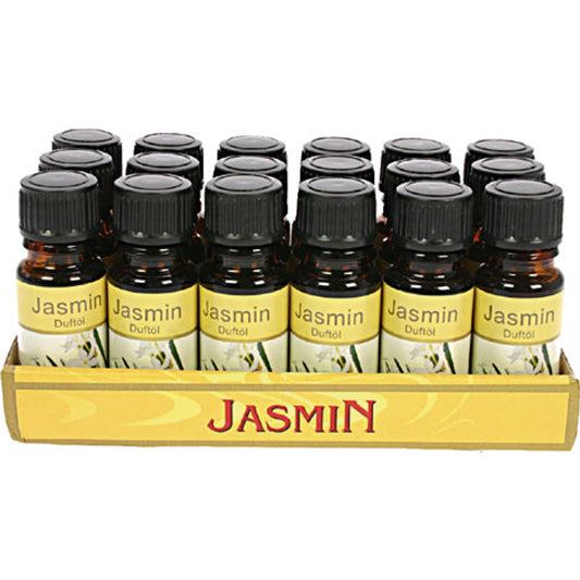 Huile parfumée au jasmin 10 ml en flacon de verre