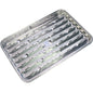 Plaque de cuisson rectangulaire pour 3 personnes, 34 x 22,5 cm