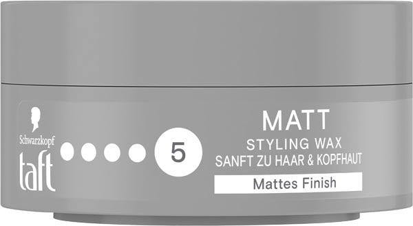 Cire coiffante Taft MATT 75 ml Fixation 5