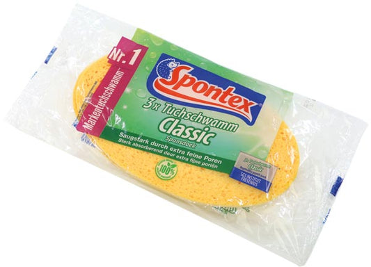 Lot de 3 éponges en tissu Spontex