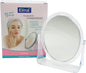 Support de miroir ovale, 13x10cm, couleurs assorties.