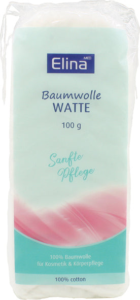 100 g de ouate Elina, 100 % coton, en sachet