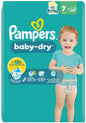 Pampers Baby Dry Taille 7 Extra Large (15+kg) 20 pièces.