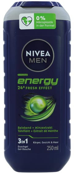 Gel douche Nivea Homme 250 ml Énergie