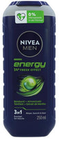 Gel douche Nivea Homme 250 ml Énergie