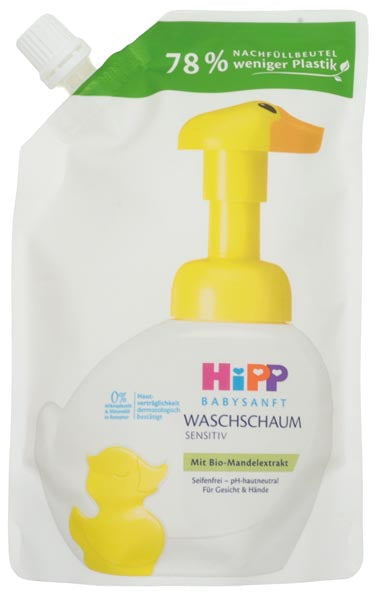 Recharge de mousse lavante douce Hipp Baby 250 ml