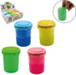 Pâte à pets 130g, avec paillettes en boîte métallique, 4 couleurs