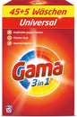 Lessive universelle Gama 50 ml, paquet de 3 kg