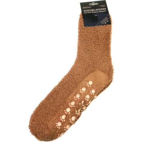 Chaussettes confortables, ABS, beige, pointures 39 à 43