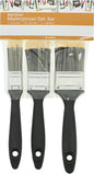 Pinceaux, lot de 3, tailles assorties : 2,5/3,8/5 cm