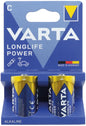 Pile alcaline longue durée VARTA Baby C 2