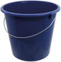 Seau de 5 litres avec poignée en métal, bleu