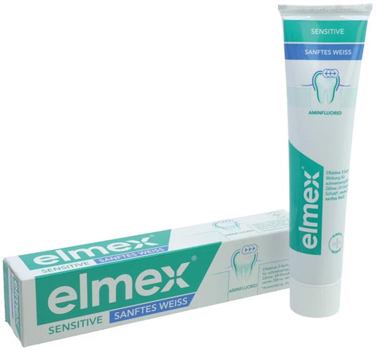 Dentifrice Elmex 75 ml Sensitive Doux Blanc