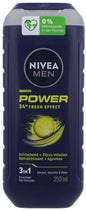 Gel douche Nivea Men 250 ml Power Fresh