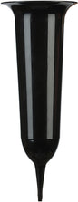 Vase funéraire noir 23 cm