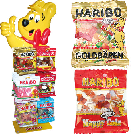 Haribo Food 100g Mix 5f. assorti avec présentoir gratuit