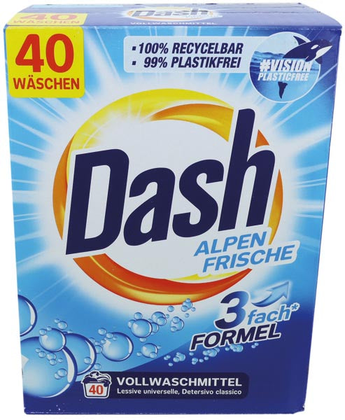 Lessive Dash Alpen Fresh 40 WL 2,6 kg