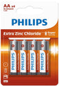Piles PHILIPS R6 Mignon AA, paquet de 4, sous blister